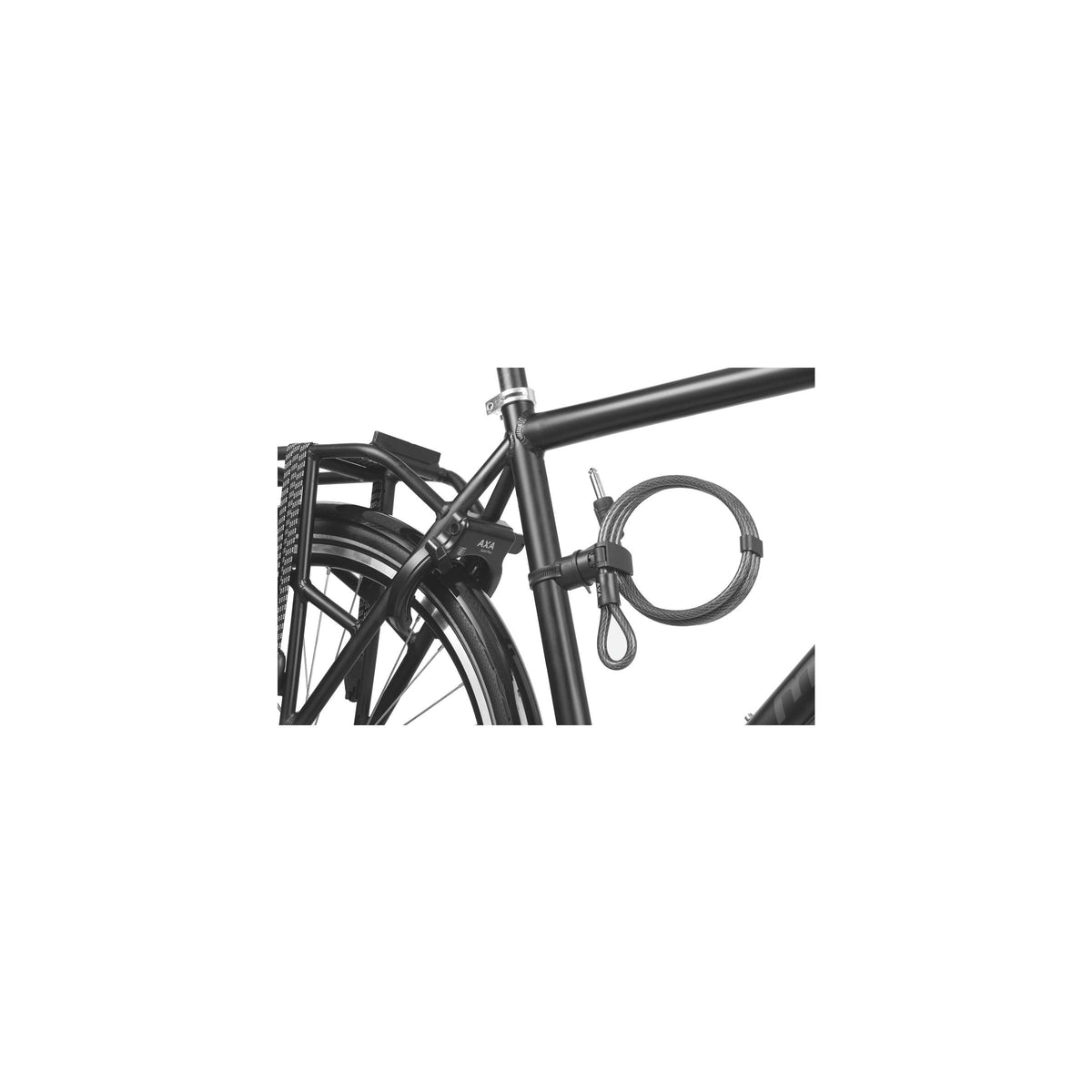 Cable de ranura AXA RLE 150 cm - Negro