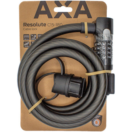 Candado de cable axa resolute c15 180 código (tarjeta)