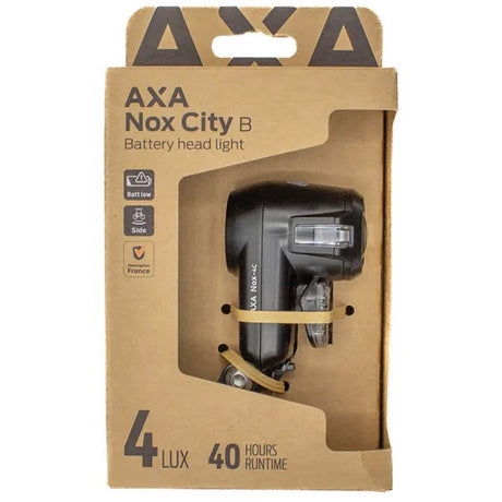 Luz delantera LED Axa faro nox city 4 lux batería blister