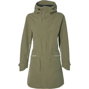 Basil rain parka mosse señoras verde oliva s