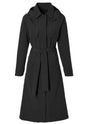Gabardina Basil mosse señoras negro azabache s