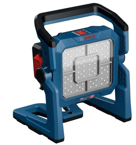 Bosch azul gli 18v-5000 profesional | lámpara de construcción 18v 5000 lúmenes | sin pilas ni cargador en caja - 06019p5100