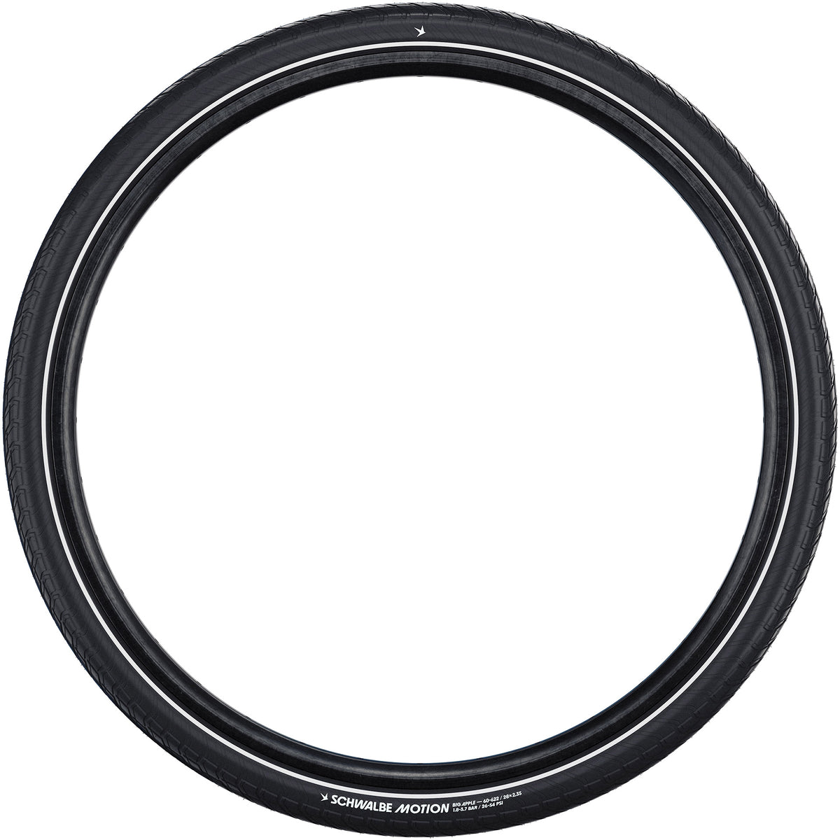 Schwalbe cubierta motion gran manzana 50-622 +r negro