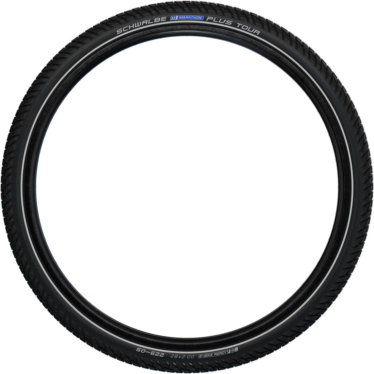 Schwalbe 28x2.15 (55-622) marathon plus tour smartguard hilo reflex negro 11159365.01