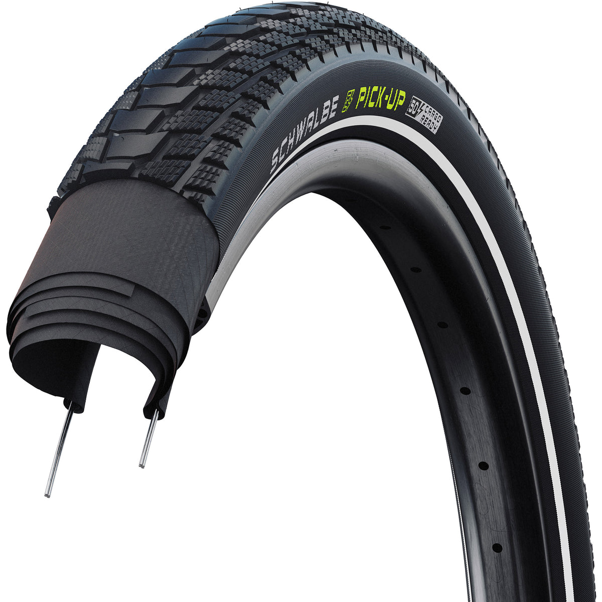 Schwalbe alambre neumático pick-up performance 65-584 negro +r