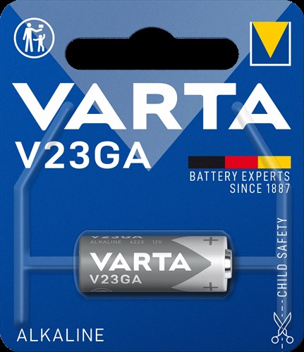 Batería Varta v23ga 12v, incluida alarma.