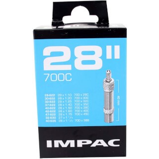 Tubo interno Impac (Schwalbe) DV17 28 pulgadas 28 47-622 40 mm
