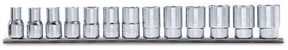 Juego de llaves de vaso Beta 1 2 hexagonales 13 piezas