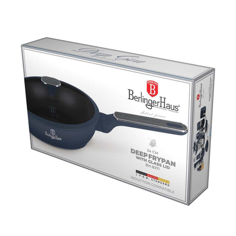 Berlingerhaus sartén con tapa berlinger haus deep sea collection ø24cm