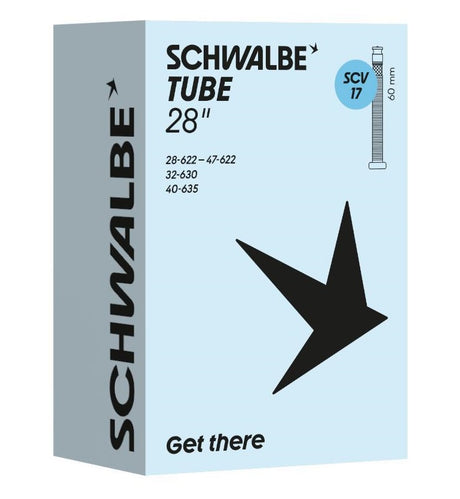 Cámara de aire Schwalbe scv17 28 pulgadas 28 47-622 635 válvula clik 60mm
