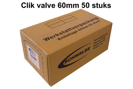 Cámara de aire Schwalbe 23 30-622 630 scv15 válvula de clic 60 mm embalaje de taller 50 piezas