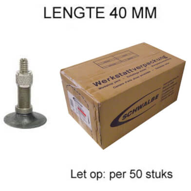 Cámara de aire Schwalbe dv17 28 28 47-622 635 hv 40mm (50uds)