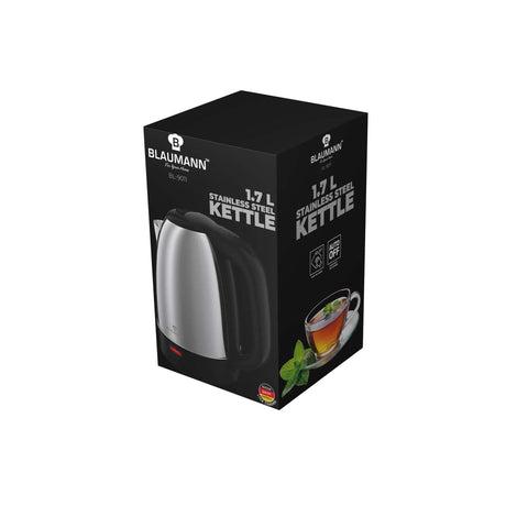 Hervidor eléctrico Blaumann colección negro plata 1,7l