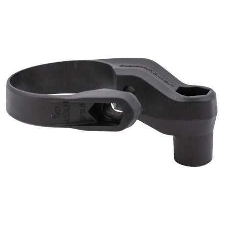 Busch muller busch müller, accesorios de iluminación, soporte de plástico para manillar, negro, monobrazo, para 31,8–35 mm con tornillos y tuercas, bolsa de plástico