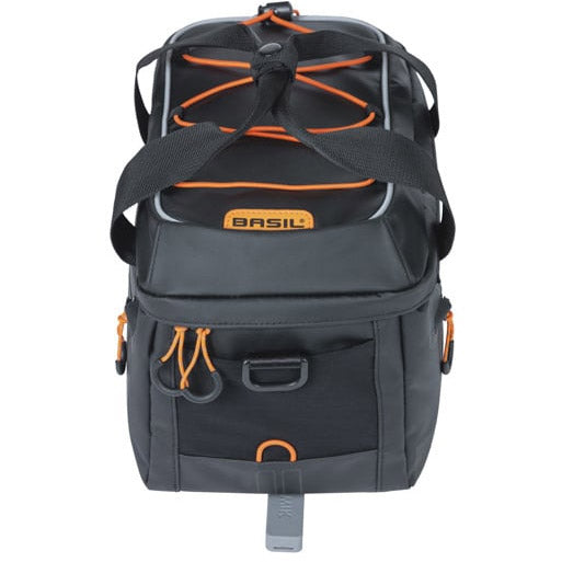 Bolsa de viaje Basil miles bolsa de equipaje miles mik 2.0 negro naranja