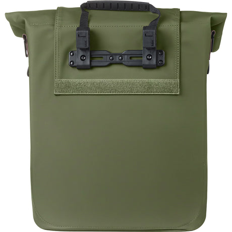 Bolso shopper Basil bag city verde | ganchos de micrófono | 16l