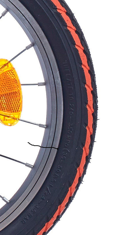 Tire deli neumático SA-206 16 x 1.75 ZW Naranja