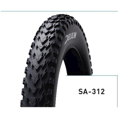 Piezas de ciclo Hulzebos b.v. neumático delium wire trueno 102-406 negro