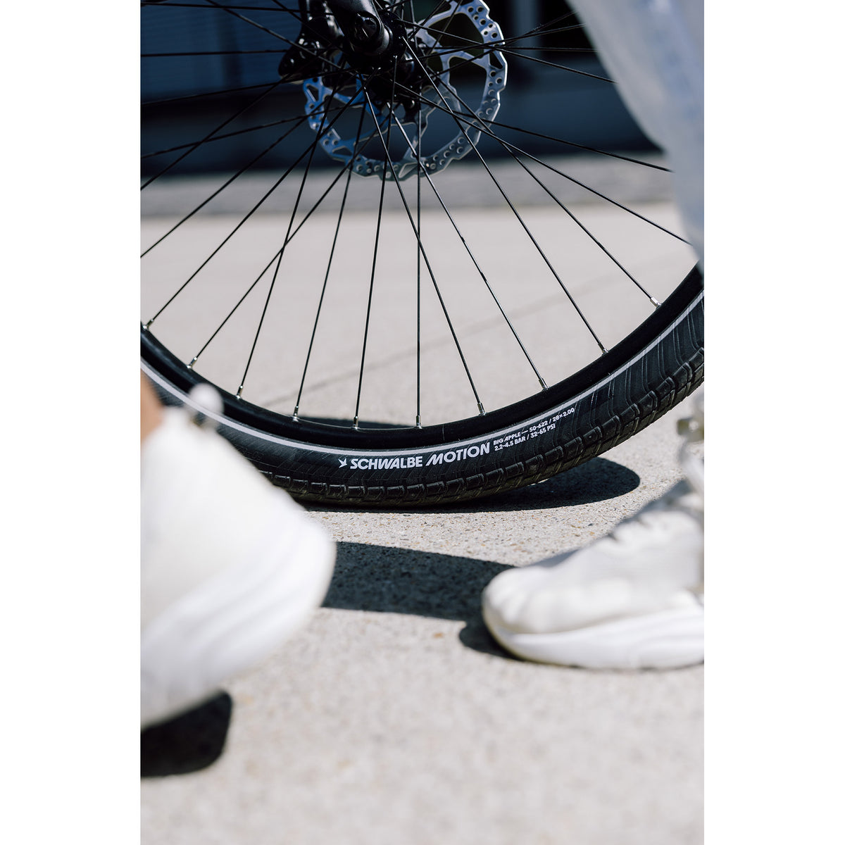 Schwalbe benelux b.v. Schwalbe Cubierta Motion Big Apple 55-622 +R Negro