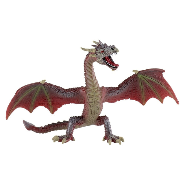 Dragón volador Bullyland rojo marrón (75591)