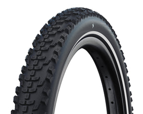 Schwalbe motion smart sam cargo 26x2.35 (60-559) línea de rendimiento con cable super defensa addix e negro+reflex