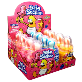Chupadores de caramelo divertidos para bebé (12 piezas)