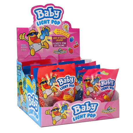 Divertido caramelo bebé light pop (12 piezas)