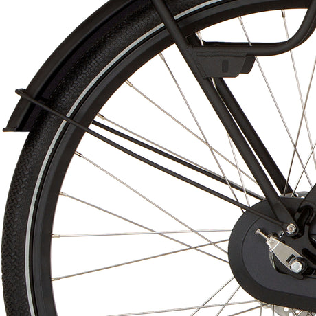 Barra guardabarros trasero Cortina 28 foss diamante negro mate