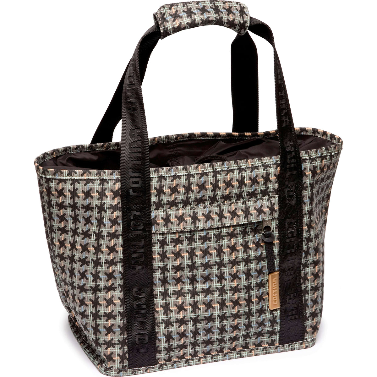 Cortina Handbag Patrón de Viena, beige, eff pocos