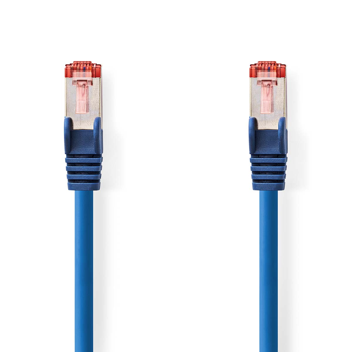 Cable de red Nedis cat6 | rj45 macho | rj45 macho | ftp | 15,0m | redondo | lszh | azul | etiqueta - ccgl85221bu150