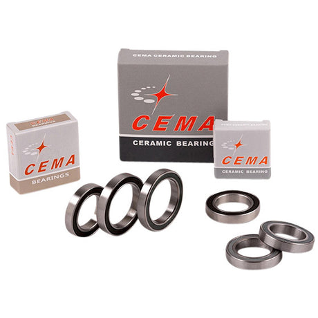 Cema rodamiento de bolas 6806 30x42x7 sg3 recubierto ceramico negro