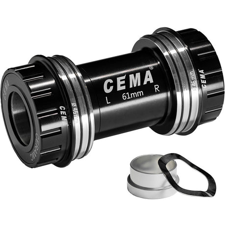 Eje de pedalier Cema OSBB SRAM GXP SG3 recubierto de cerámica negro