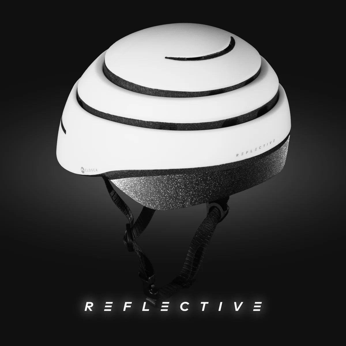 Closca casco loop reflectante blanco l 60-63cm