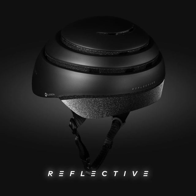 Closca casco loop reflectante negro l 60-63cm