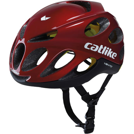 Casco catlike racing vento mips talla m 55-57cm rojo metalizado
