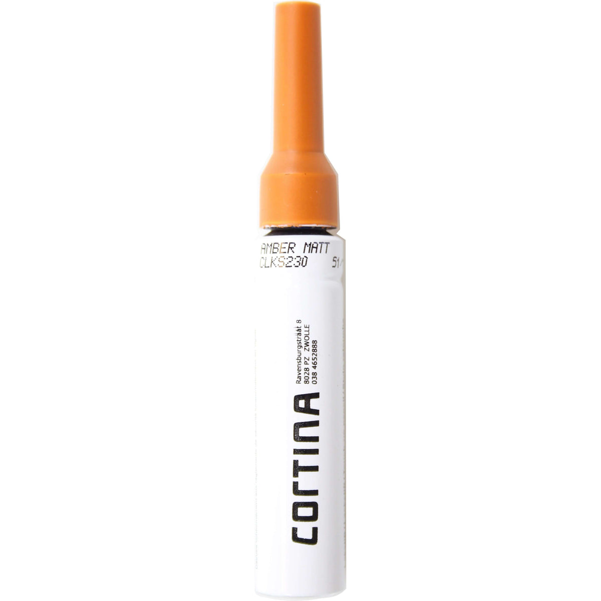 Cortina rotulador ámbar pms 10147 mate