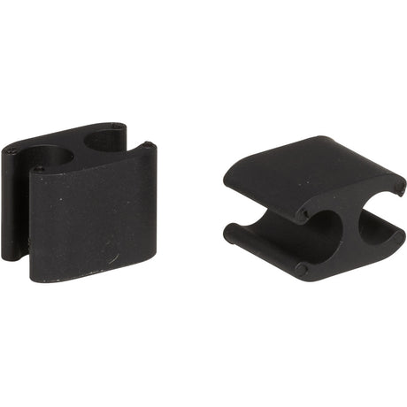 Elvedes clips para cables dúo 5.0+2.5mm di2 negro (10uds)