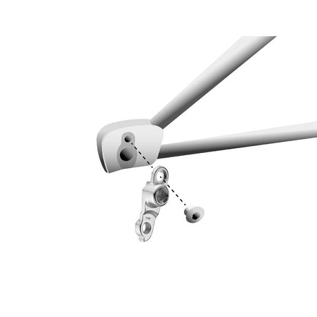 Union DeRailleurpad GH-087 con ajuste de tornillo M8X0.75