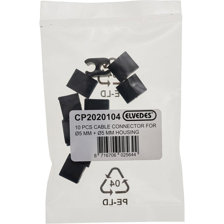 Elvedes clip para cable dúo 5 - bolsa de 5 mm (10)
