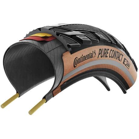 Cubierta plegable continental pure contact 60-584 negro marrón