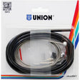 Juego de cables de unión freno 2,25m acero inoxidable negro