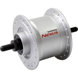 Shimano dinamo de buje 36g eje macizo 6v 2.4w dhc3000 plata