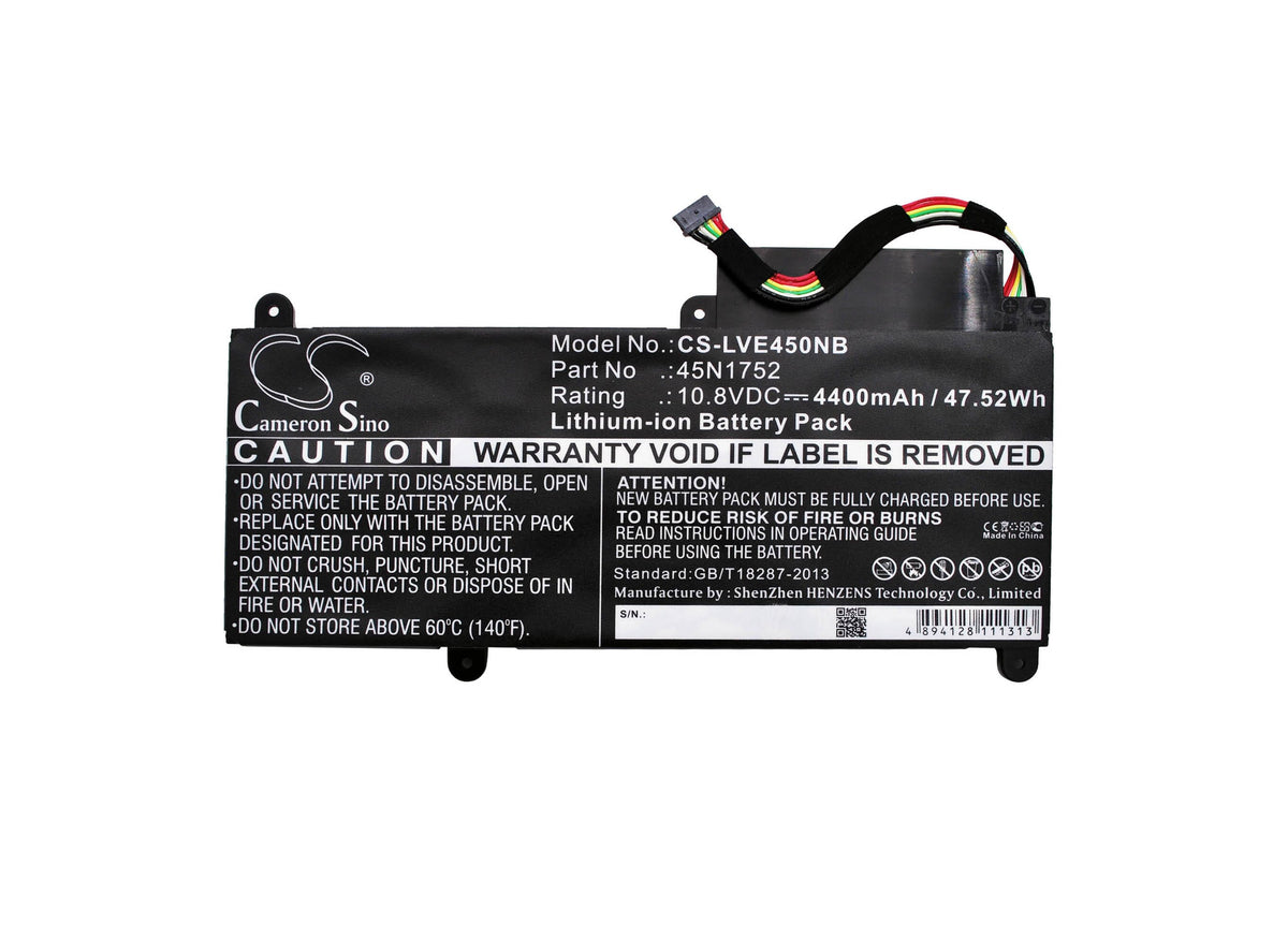 Batería de laptop de reemplazo 3600 mAh