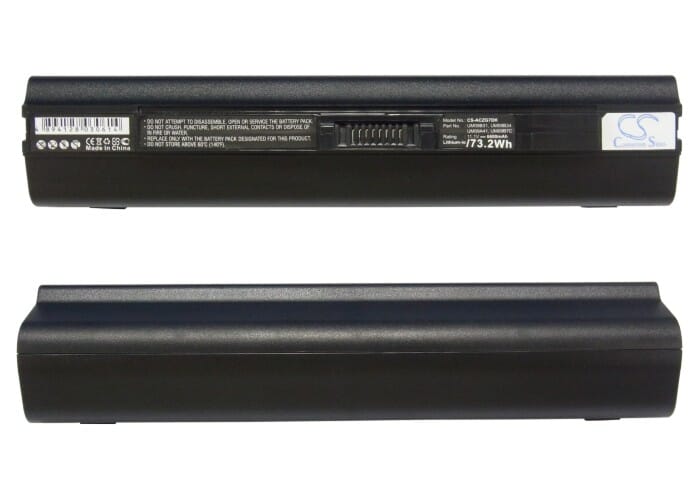 Batería de laptop de reemplazo 6600 mAh