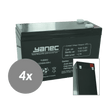 Kit recambio bateria ups yanec rbc24 (sin cables)