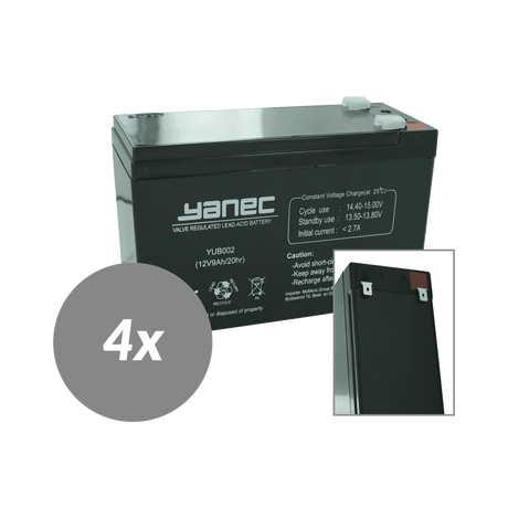 Kit de repuesto de batería para ups Yanec rbc115 (sin cables)