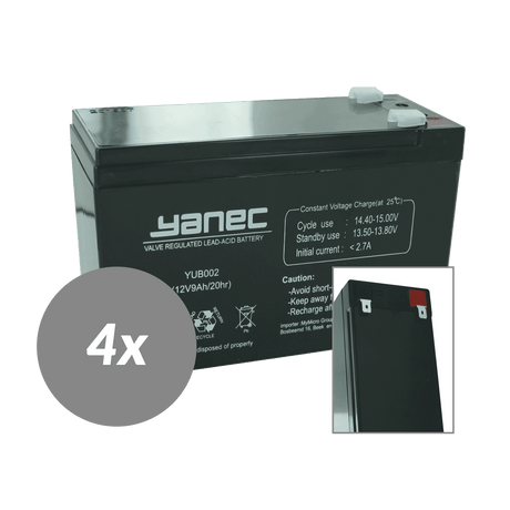 Kit de repuesto de batería para ups Yanec rbc107 (sin cables)