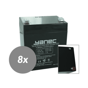 Set recambio bateria ups yanec rbc155 (sin cables)