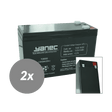 Kit de repuesto de batería para ups Yanec rbc160 (sin cables)