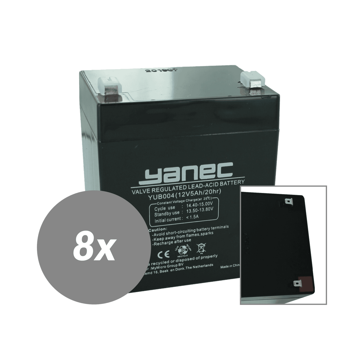 Kit de repuesto de batería para ups Yanec rbc121 (sin cables)